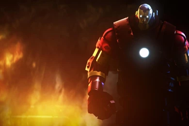 Iron Man Fire Digital Art Characters 3d Wallpapers