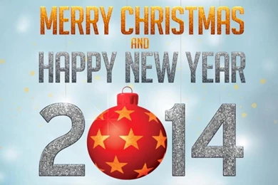 Merry Christmas And Happy New Year 2014   (