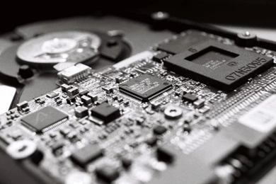 Hard Disk Drive, Grayscale :: Wallpapers