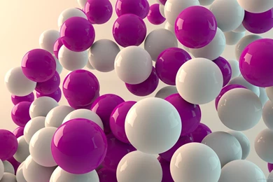 Download 1920x1080 White And Purple Balls Wallpapers