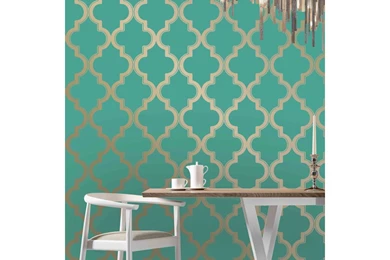 Tempaper MARRAKESH Honey Jade Wallpapers   Tempaper Designs