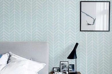 Self Adhesive Vinyl Wallpapers   Herringbone Pattern Print   026 ...