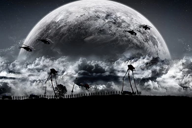 Moon Digital Art Half life 2