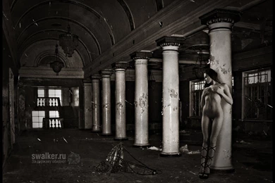 Dark Girl In Old House Wallpapers From Gothic Girls Wallpapers