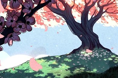 I Scaled Up The Cherry Tree For Wallpapers. Enjoy? : Stevenuniverse