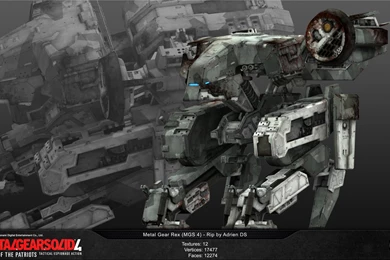 Metal Gear Rex (MGS 4)   Rip By Adrien DS   YouTube