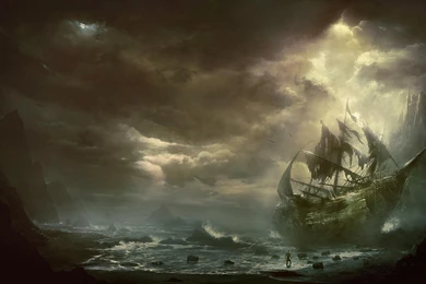 Wonderful Screensavers Blog: Ghost Ship Screensaver