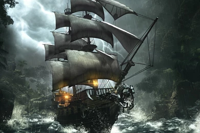 Ghost Pirate Ship Wallpapers Desktop Backgrounds