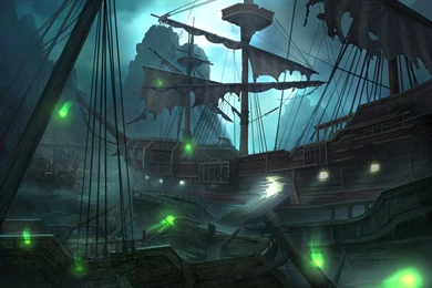 1280x800px Ghost Ship