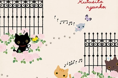 KUTUSITO NYANKO WALLPAPER   (