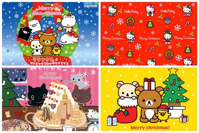 Kawaii Christmas Wallpapers From San X   Cute Wallpapers