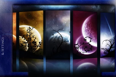 Leather Outlined Space Theme – Media, Browser, Settings PS Vita ...