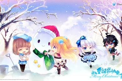 CHIBI CHRISTMAS WALLPAPER (