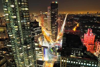 Wallpapers Streets Of Rage New York Night Skyscrapers Street Usa ...