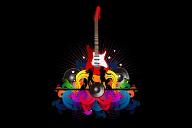 Full View And Download Abstract Guitar Wallpapers With Resolution ...