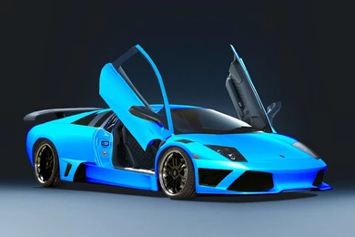 Blue Lamborghini iPhone Wallpapers   Image