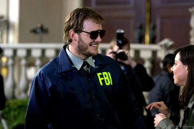HD Chris Pratt As FBI At Parks And Recreation Wallpapers
