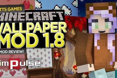 MINECRAFT WALLPAPER MOD 1.8! ➜ Impulse   YouTube