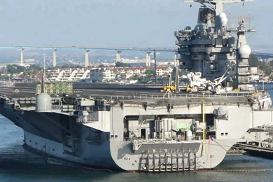 July 23, 2010   USS Abraham Lincoln Passes USS Nimitz While ...
