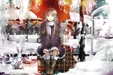 Gentle Touching Beautiful Animation Girl HD Wallpapers 8   Anime ...