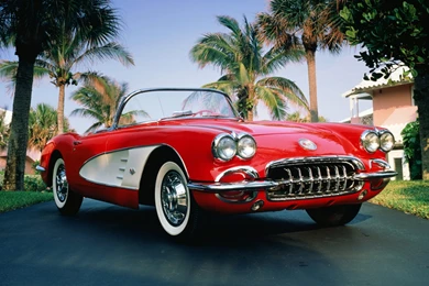 1960 Corvette Classic Car Wallpapers For Desktop High Quality