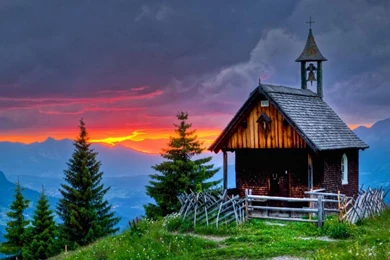 Mountain Cabin Wallpapers   (