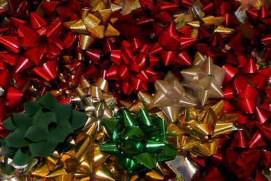MLeWallpapers.com   Christmas Bows