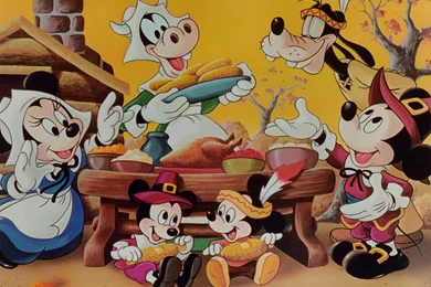 Free Mickey Mouse Thanksgiving Wallpapers