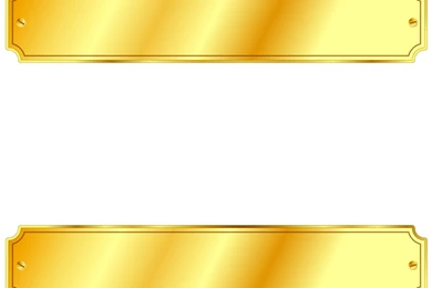 Gold Metal Sign Backgrounds   3D, Border & Frames, White, Yellow ...