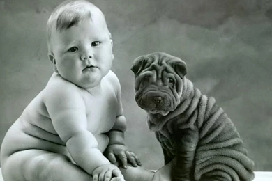 Baby And Puppy 1280x800 Wallpapers, 1280x800 Wallpapers & Pictures ...