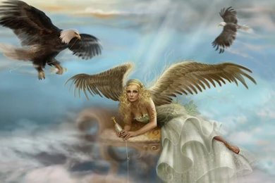 Beautiful Fantasy Angels Wallpapers 1440x900