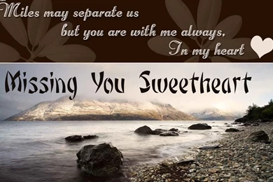 Missing You Sweetheart Wallpapers