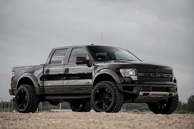 Black Ford Raptor, Ford F 150 Raptor Wallpapers   JohnyWheels