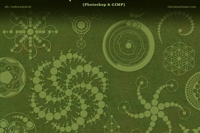 Crop Circles Photoshop And GIMP Brushes By Redheadstock On DeviantArt