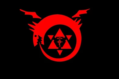 Fullmetal Alchemist Black Anime Logos Simple Backgrounds Black ...