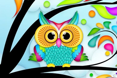 Owl' Lockscreen Wallpapers Design For iPhone 5, 5S, 5C, © Novitap ...