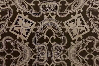 Animal Skin Wallpapers / Polyester / Contemporary / Metallic ...