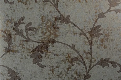 Floral Organic Metallic Purple Wallpapers