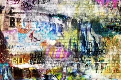 Street Art, Brick Wall