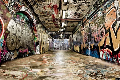 1366x768 Graffiti, Hip Hop, Rap Culture, Street Art, Tunnel ...