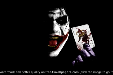 Joker In Dangerous Mod With Joker Card HD Wallpapers