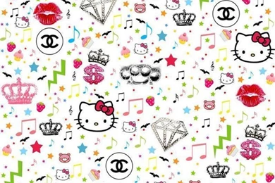 Hello Kitty Bow Backgrounds   Wallpapers Zone