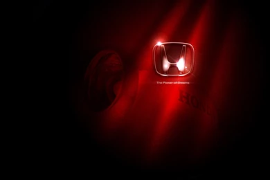 Black Honda Racing Logo   Image