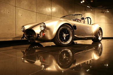 Silver AC Cobra Roadster Wallpapers