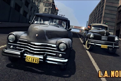 L.A. Noire Car Chase Wallpapers