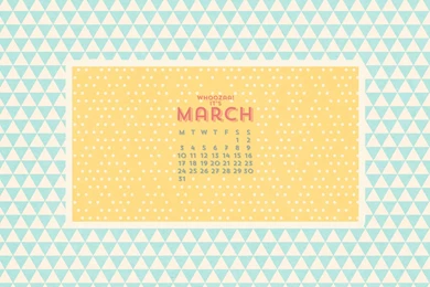 Desktop Backgrounds Calendar March