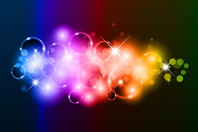 Rainbow Bubbles Backgrounds Vector Art & Graphics