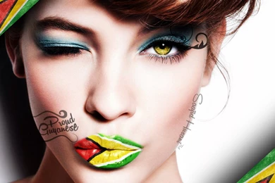 Guyana Flag On Lips By Zod57 On DeviantArt
