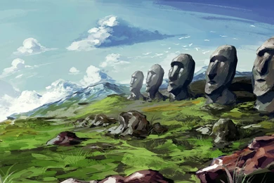 Moai Heads   Civ 5 Wonder By Mqken On DeviantArt