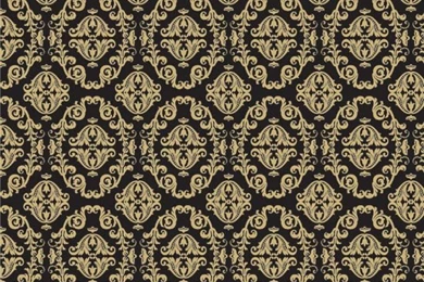 Golden Black Barley Pattern Self Adhesive Wallpapers ...
